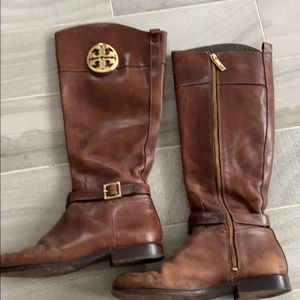 Tory Burch Brown Knee High Boots